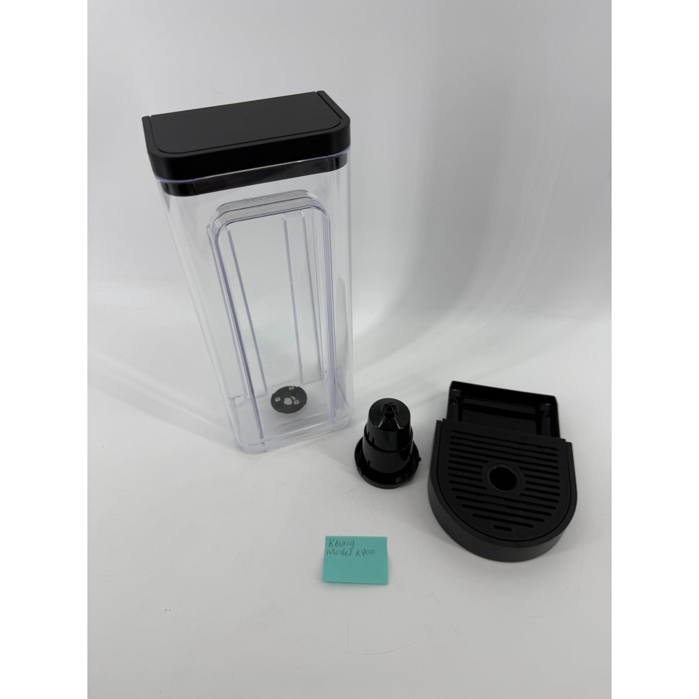 Keurig K900 Replacement Parts Water Reservoir Lid Drip Tray and Pod Holder Black